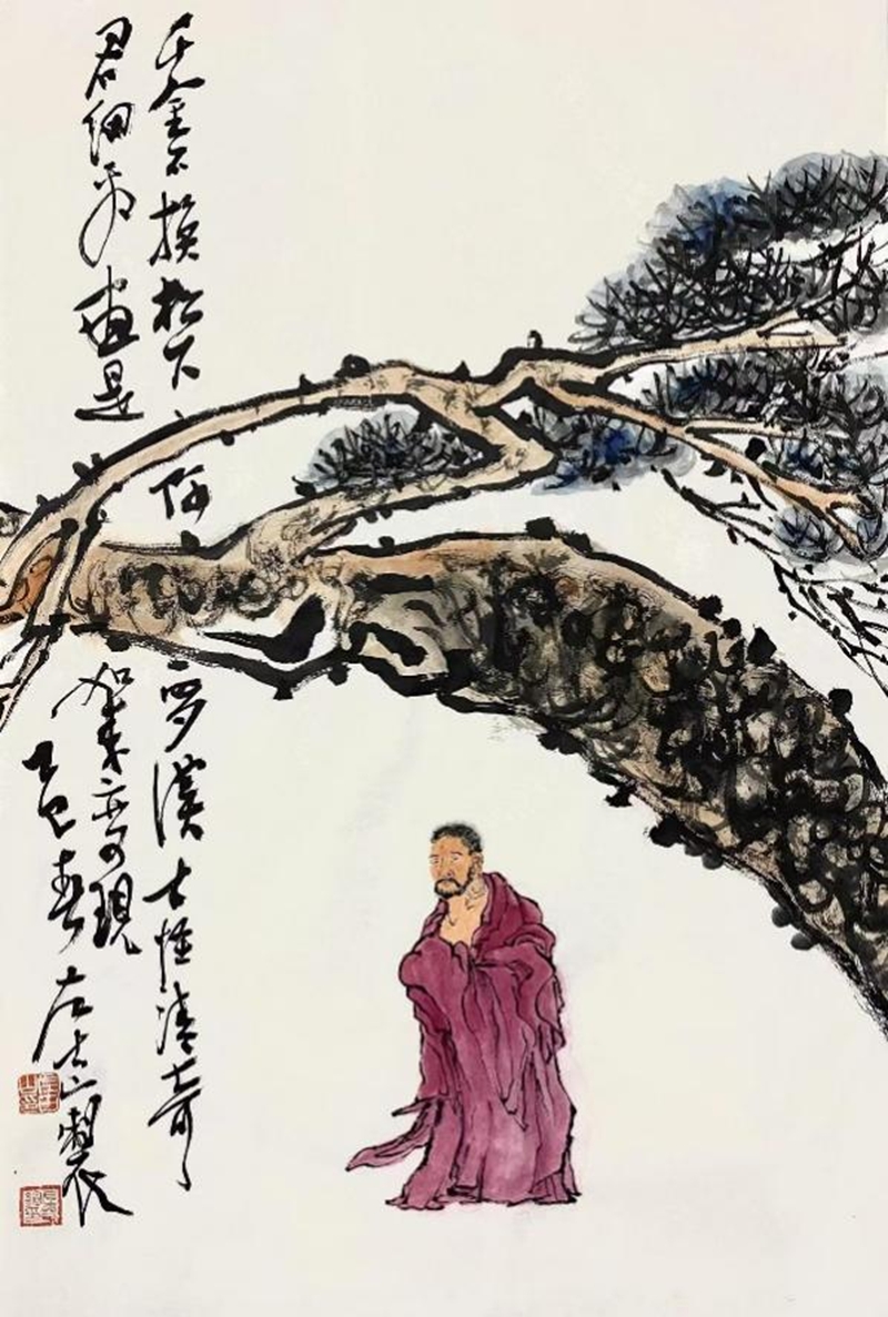 10古山松——神通妙相 45×70cm 2025年.jpg