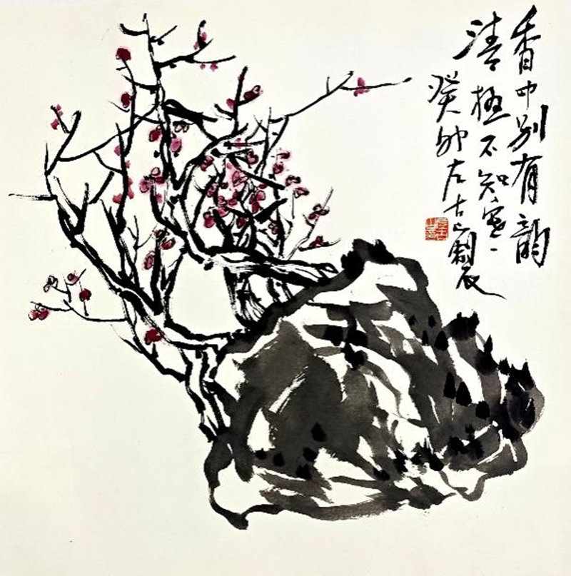 11寒梅圖 50×50cm 2023年.jpg